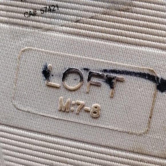 Loft Womens Slide Slipper Brown Beige Leopard Print Faux Fur Cross Straps M 7-8 - Picture 9 of 9